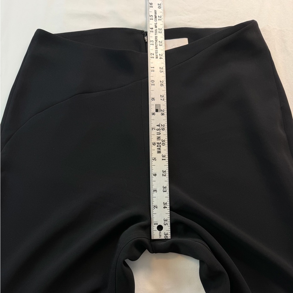Cinq à Sept Flat Front Black Flared Dress Pants Size 10 - Picture 8 of 10